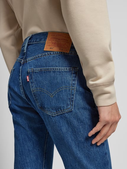 Levi's® Wide Leg Fit Jeans Modell '501®' Jeansblau 3