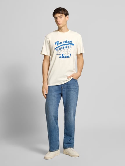 Dedicated T-Shirt mit Motiv-Print Offwhite 1