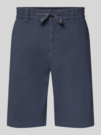 Produktfoto, Tapered Chinoshorts aus Baumwoll-Mix Modell 'CHINO_TAPERED_DS_3S' von BOSS Orange, Optik: Unifarben, seitliche Eingrifftaschen, elastischer Bundabschluss, Label-Patch, Passform: Tapered, Material: Baumwoll-Mix