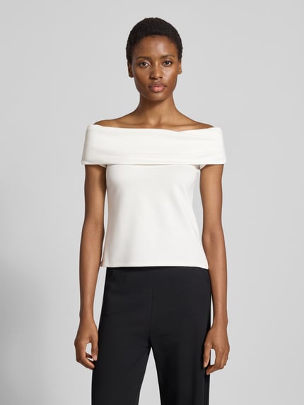 MORE & MORE Blouseshirt in off-shoulder-design Offwhite - 4