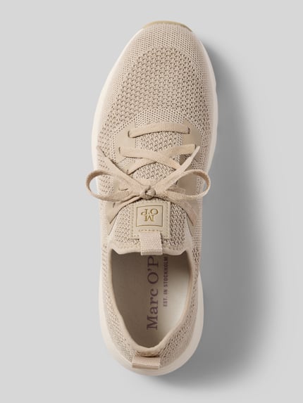 Marc O'Polo Low Top Sneaker mit Logo-Patch Sand Melange 3