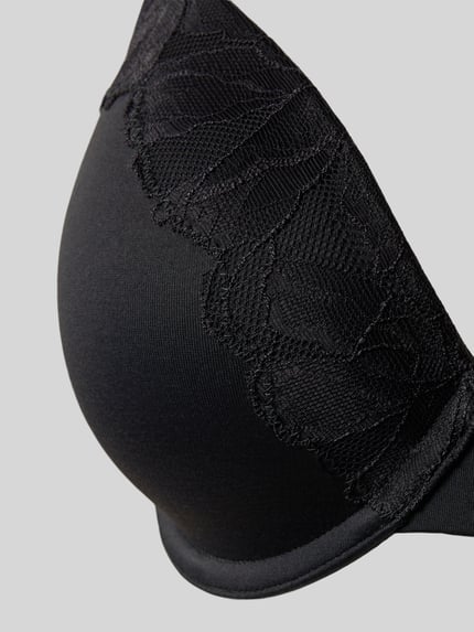 Calvin Klein Underwear Regular fit beha met kant, model 'Cove' Zwart - 2
