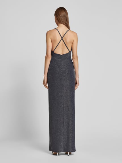 VM by Vera Mont Abendkleid mit seitlicher Raffung Dunkelblau 5