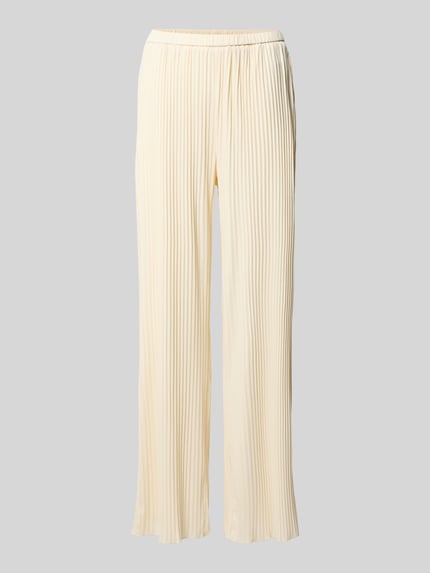 Hose mit Plisseefalten Modell 'Kiera' Shop The Look MANNEQUINE