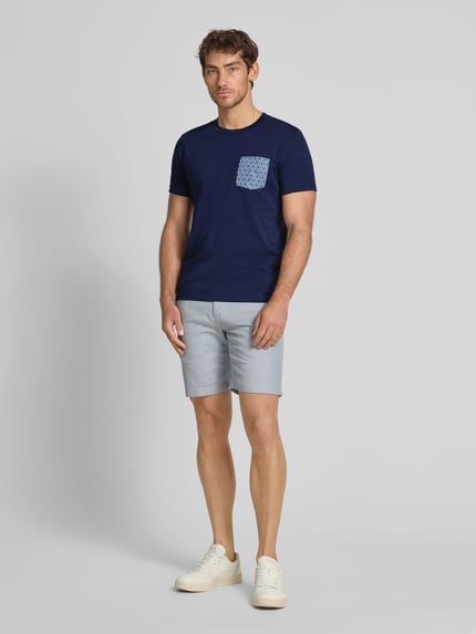 Zeybra T-Shirt mit Brusttasche Marine 1