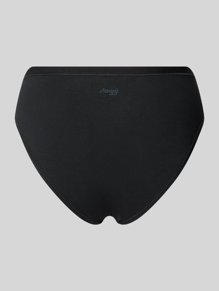 Sloggi Slip met elastische tailleband, model 'GO DAILY COTTON' Zwart - 3