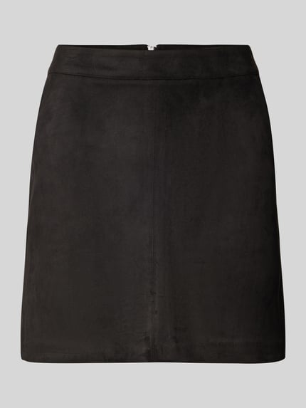 VERO MODA Minirok in leerlook, model 'DONNA DINA' Black - 2