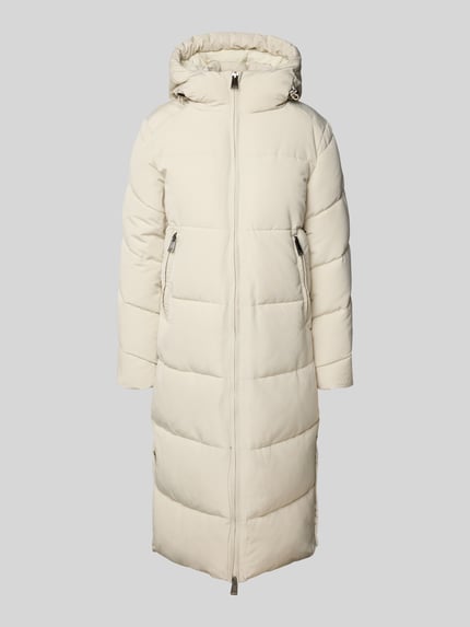 WITHBLACK Steppmantel mit Kapuze Offwhite 2