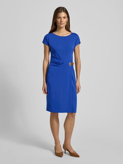 Lauren Ralph Lauren Dopasowana sukienka biznesowa z paskiem model 'JAVAS' Królewski niebieski 4