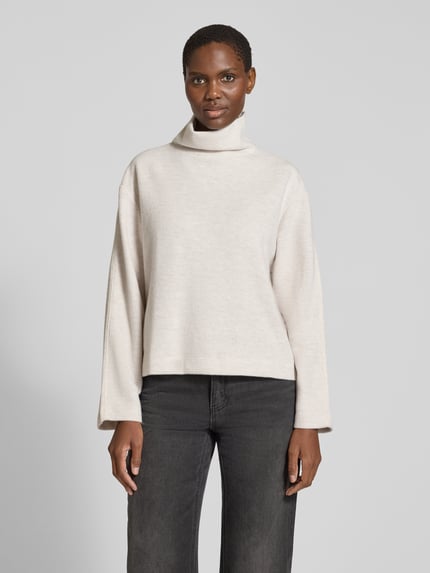 s.Oliver RED LABEL Pullover mit Turtleneck-Strickoptik Offwhite 4