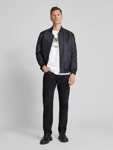 The Kooples T-Shirt mit Label-Print Hellblau 1