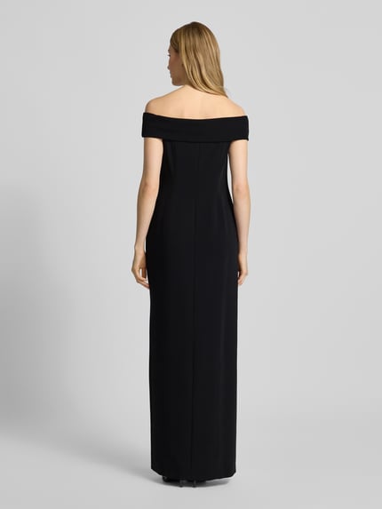 Lauren Ralph Lauren Sukienka wieczorowa z dekoltem carmen Czarny 5