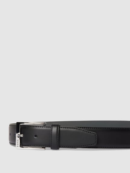 BOSS Ledergürtel mit Dornschließe Modell 'ELLOTYO' Black 2