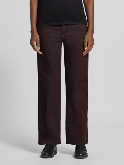 MAC Wide Fit Jeans aus Baumwoll-Mix Modell 'DREAM WIDE' Dunkelbraun 4