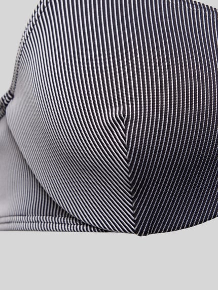 Calvin Klein Underwear Top bikini z szerokimi ramiączkami z logo Czarny 2