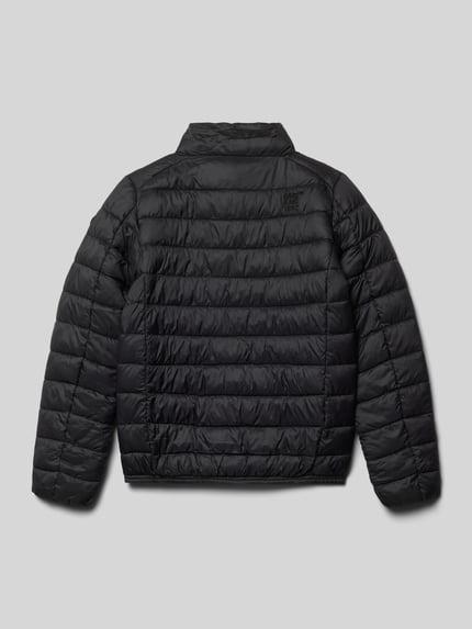 Produktfoto, Regular Fit Jacke in Stepp-Optik Modell 'Stinger' von CARS JEANS, schwarz, mit Stehkragen und Reißverschluss, Kinderjacke