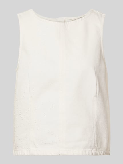Bluzka o kroju regular fit z fakturowanym wzorem model 'Dexter' Shop The Look MANNEQUINE