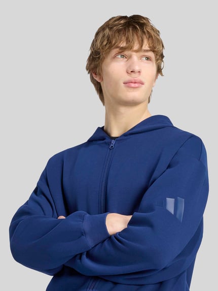 adidas Sportswear Regular Fit Sweatjacke mit Modal-Anteil Marine 5
