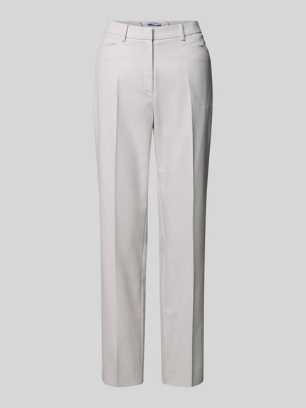 Broek met persplooien en steekzakken Shop The Look MANNEQUINE