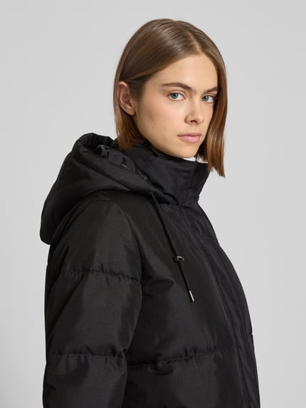 ONLY Comfort Fit Steppmantel mit feiner Struktur Modell 'IRENE' Black 3
