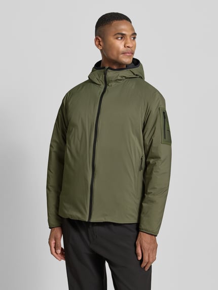 BOSS Green Regular Fit Funktionsjacke Modell 'LITE-X' Dunkelgruen 4