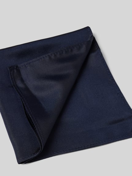 MONTI Strik en pochet in een set van pure zijde Marineblauw - 3