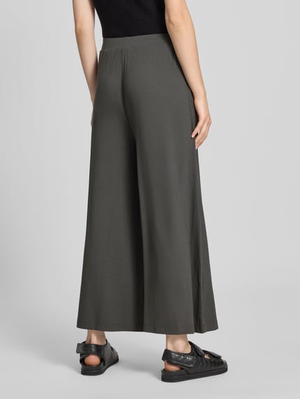 Marc O'Polo DENIM Wide Fit Stoffhose aus Viskose-Mix mit elastischem Bund Dunkelgruen 5
