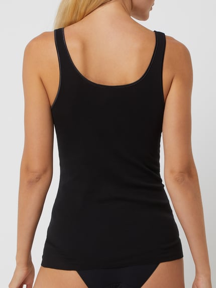 SCHIESSER Unterhemd aus Baumwolle Black 6