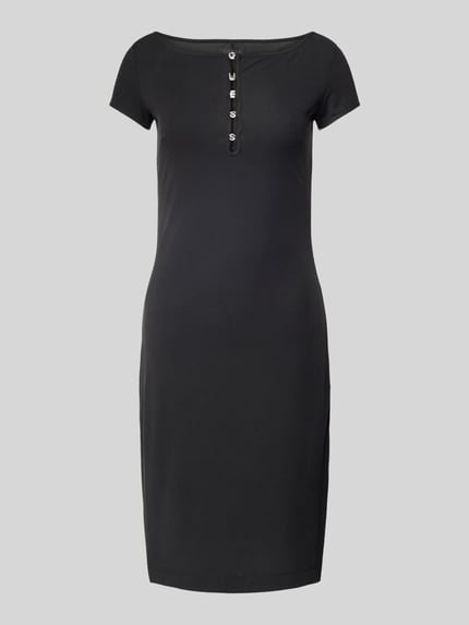GUESS Minikleid in Ripp-Optik Modell 'ELIS' Black 2