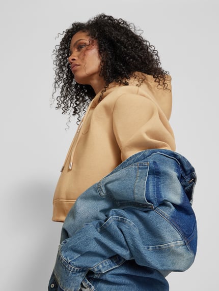Dsquared2 kort hoodie met capuchon Camel - 3
