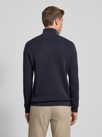 Selected Regular fit schipperstrui van puur katoen, model 'DANE' Donkerblauw - 5