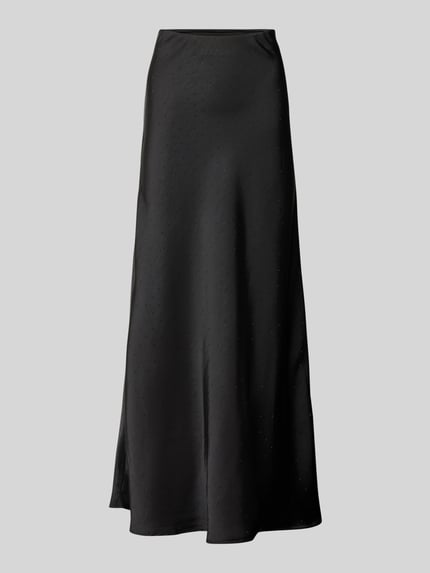 Produktfoto, Maxirock mit elastischem Bund von Neo Noir, czarny materiał z domieszką stretchu, luźny krój, długość 105 cm, szerokość pasa 37 cm