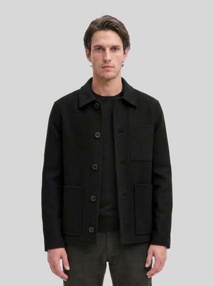 Marc O'Polo Hemdjacke mit aufgesetzten Taschen Black 4
