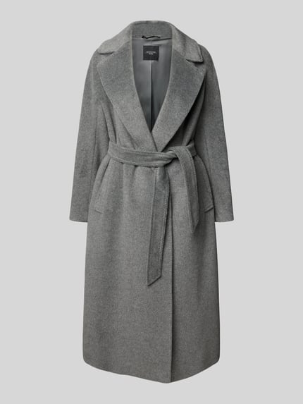 Weekend Max Mara Regular Fit Mantel aus Woll-Alpaka-Mix mit Mohair-Anteil Modell 'TEMPERA' Dunkelgrau 2