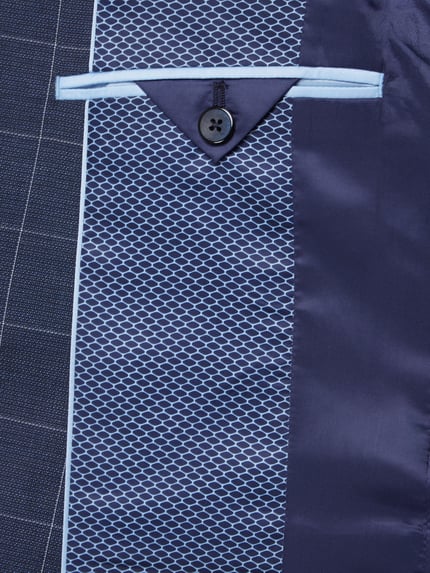 MCNEAL Slim Fit Sakko mit Reverskragen Marine 6