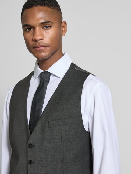 CINQUE Gilet met V-hals model 'Castello' Middengrijs - 3