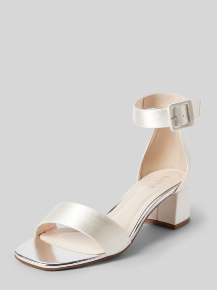 Rainbow Club Sandalette im Metallic-Look Modell 'Donnah' Offwhite 1