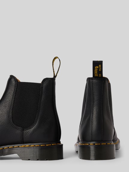 Dr. Martens chelsea boots van echt leer met siernaad Zwart - 2