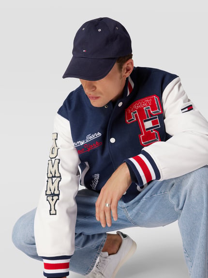 Tommy Hilfiger Cap mit Label-Stitching Marine 1