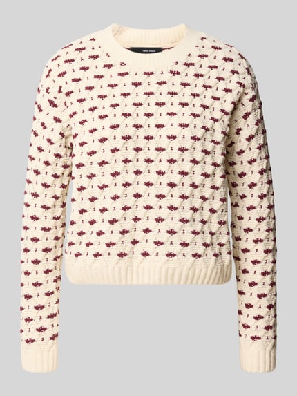 VERO MODA Pullover mit Bouclé-Struktur Ecru 2