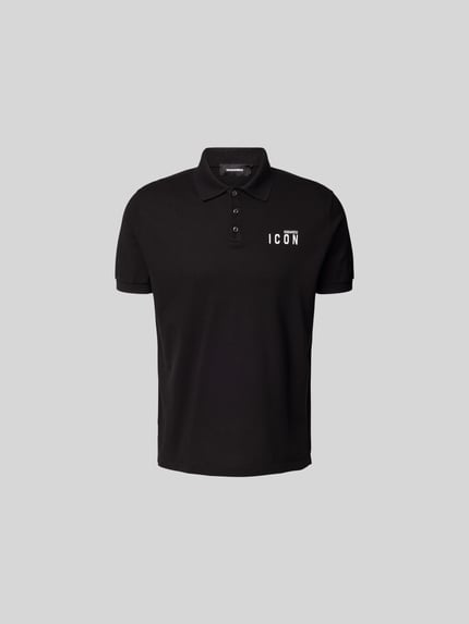 Dsquared2 Poloshirt mit Label-Print Black 2