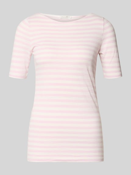Marc O'Polo t-shirt o kroju regular fit z czystej bawełny Lawendowy 2