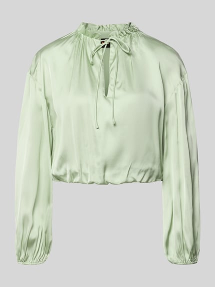 Regular Fit Langarmbluse aus reiner Viskose Modell 'BRISE' Shop The Look MANNEQUINE