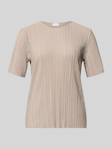 T-Shirt mit Rundhalsausschnitt Modell 'LISA' Shop The Look MANNEQUINE