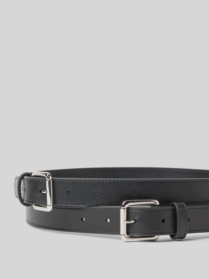 Lauren Ralph Lauren Ledergürtel mit Dornschließe im 2er-Pack Black 2