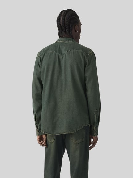 Levi's® Regular Fit Freizeithemd aus reiner Baumwolle Dunkelblau 5