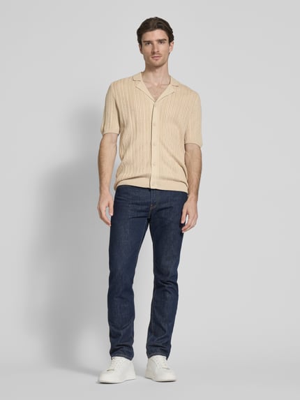 MCNEAL Freizeithemd mit Knopfleiste Beige 1