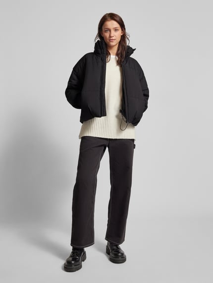 PEGADOR Kurtka pikowana o kroju oversized model ‘JARA’ Czarny 1