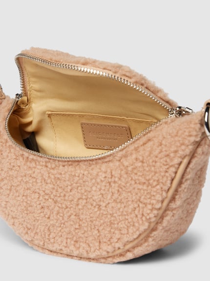 Seidenfelt torba na ramię z obszyciem ozdobnymi kamieniami model 'Hellvi' Camel 5