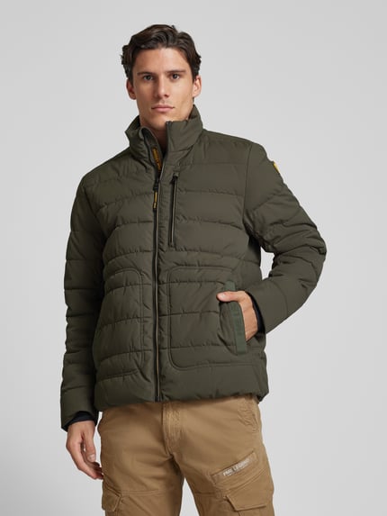 PME Legend Steppjacke mit Stehkragen Modell 'FREIGHTYET' Oliv 4
